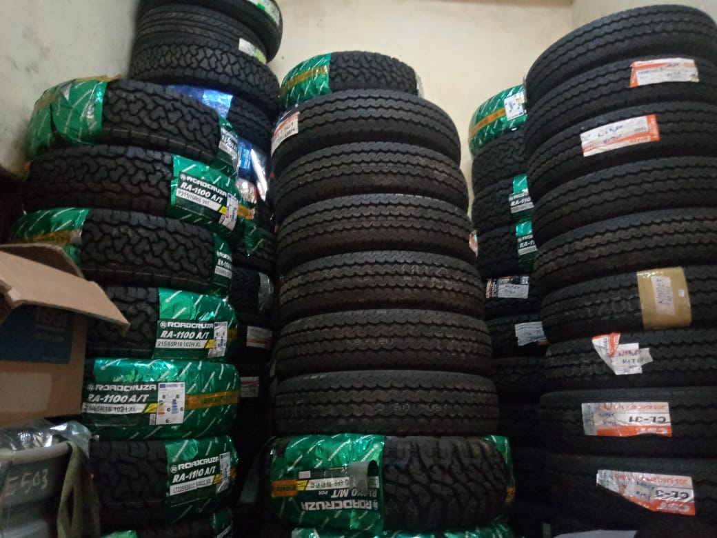 Dennis Philip's tire business located in Kitui Town: IMAGE/NICHOLAS WAMBUA/LET