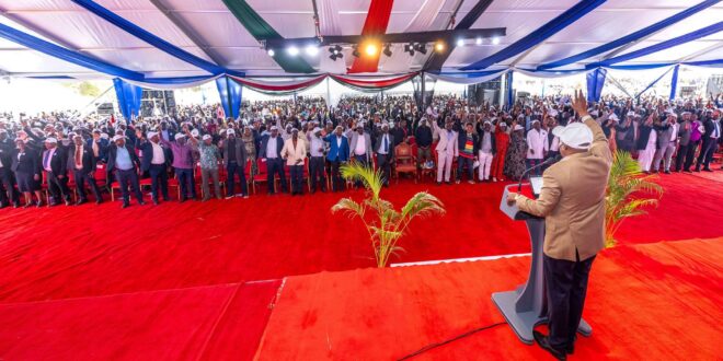 DP Kithure Kindiki at the 11th Annual Farmers Field Day, Gitoro Show Grounds, Meru Town on 25th July, 2026/ The Lower Eastern Times