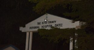 Kitui County Referral Hospital Entrance. Image/The Lower Eastern Times
