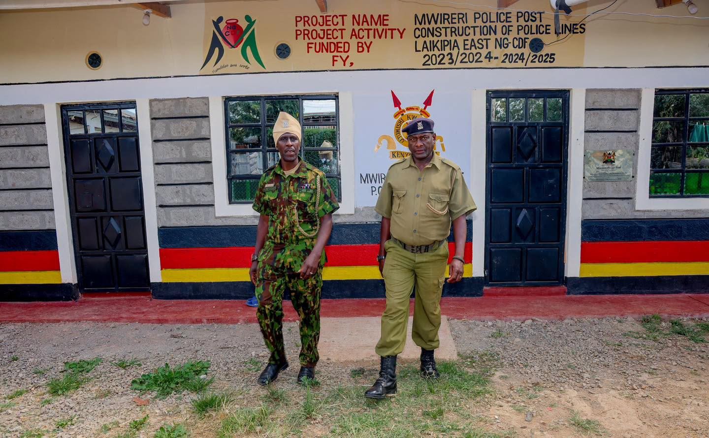 Senior Sergeant Joseph Maigua and his Colleague. Image/NPS